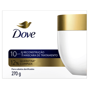 Máscara de Tratamento Dove Reconstrução 10 em 1 Caixa 270g
